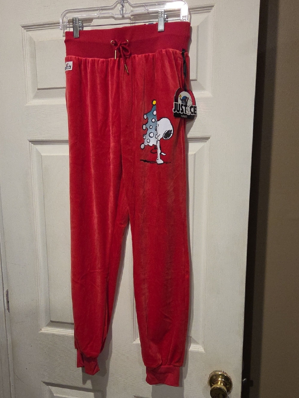 JUSTICE VELOUR JOGGERS